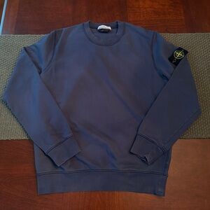 Stone Island Blue Sweatshirt